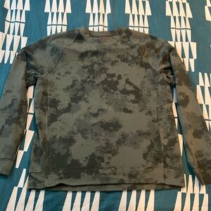 Lululemon Camouflage City Sweat Crew Sweater Size Large